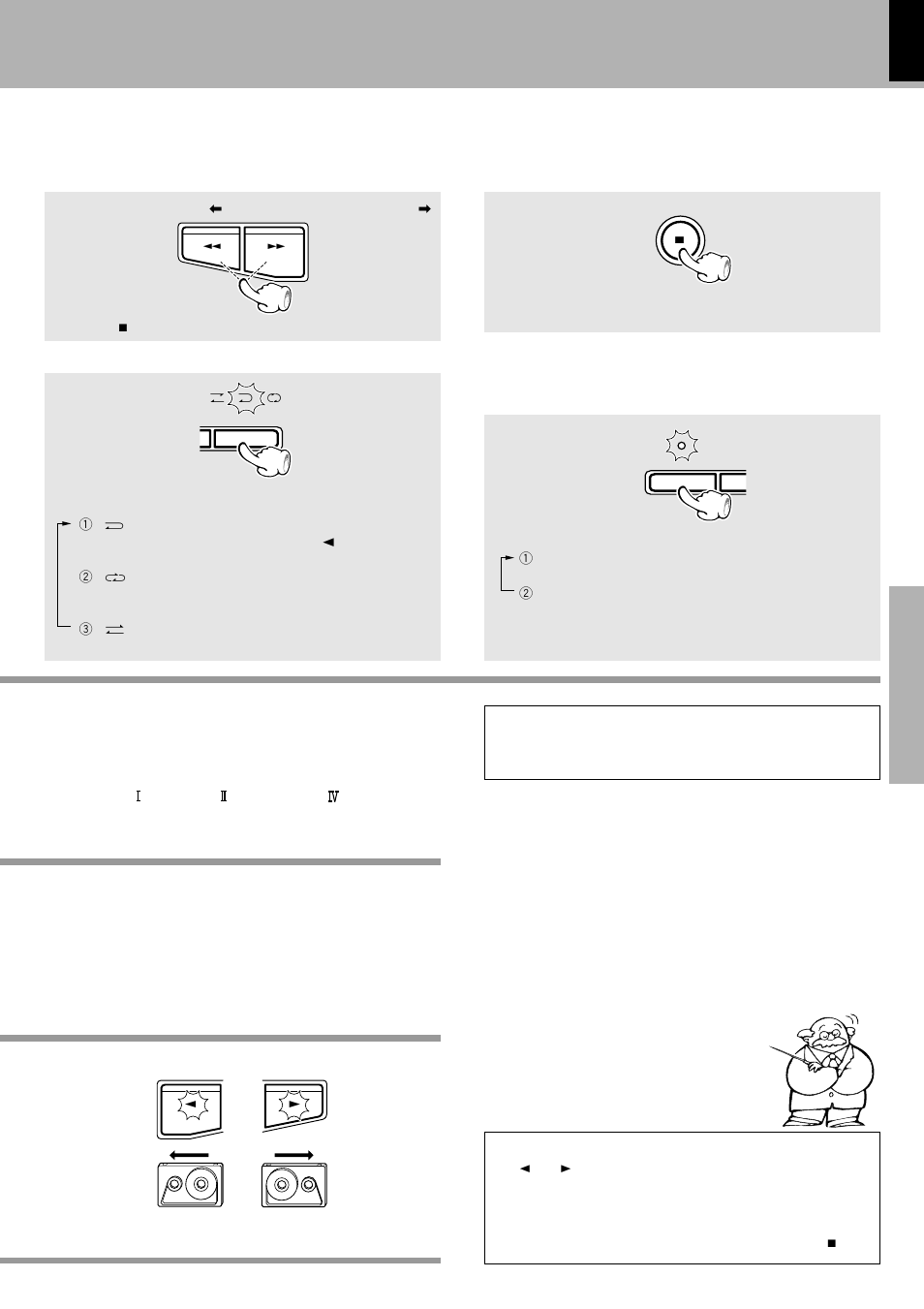 Selection of dolby nr, Transport direction indicators | Kenwood XD-6550 User Manual | Page 27 / 76