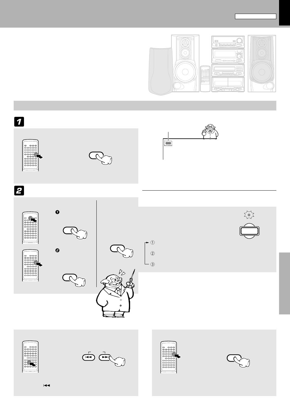 C d * ), Listening to an unexpected title sequence, Random playback) | Select the random mode, Confirm that the “pgm” indicator is not lit, Select the “cd” input | Kenwood XD-6550 User Manual | Page 43 / 76