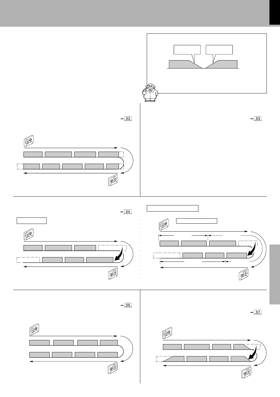 Recording tracks from one or several cds, Reordering tracks according to the tape length, Fade-in/fade-out | One-touch recording of one cd | Kenwood XD-6550 User Manual | Page 51 / 76