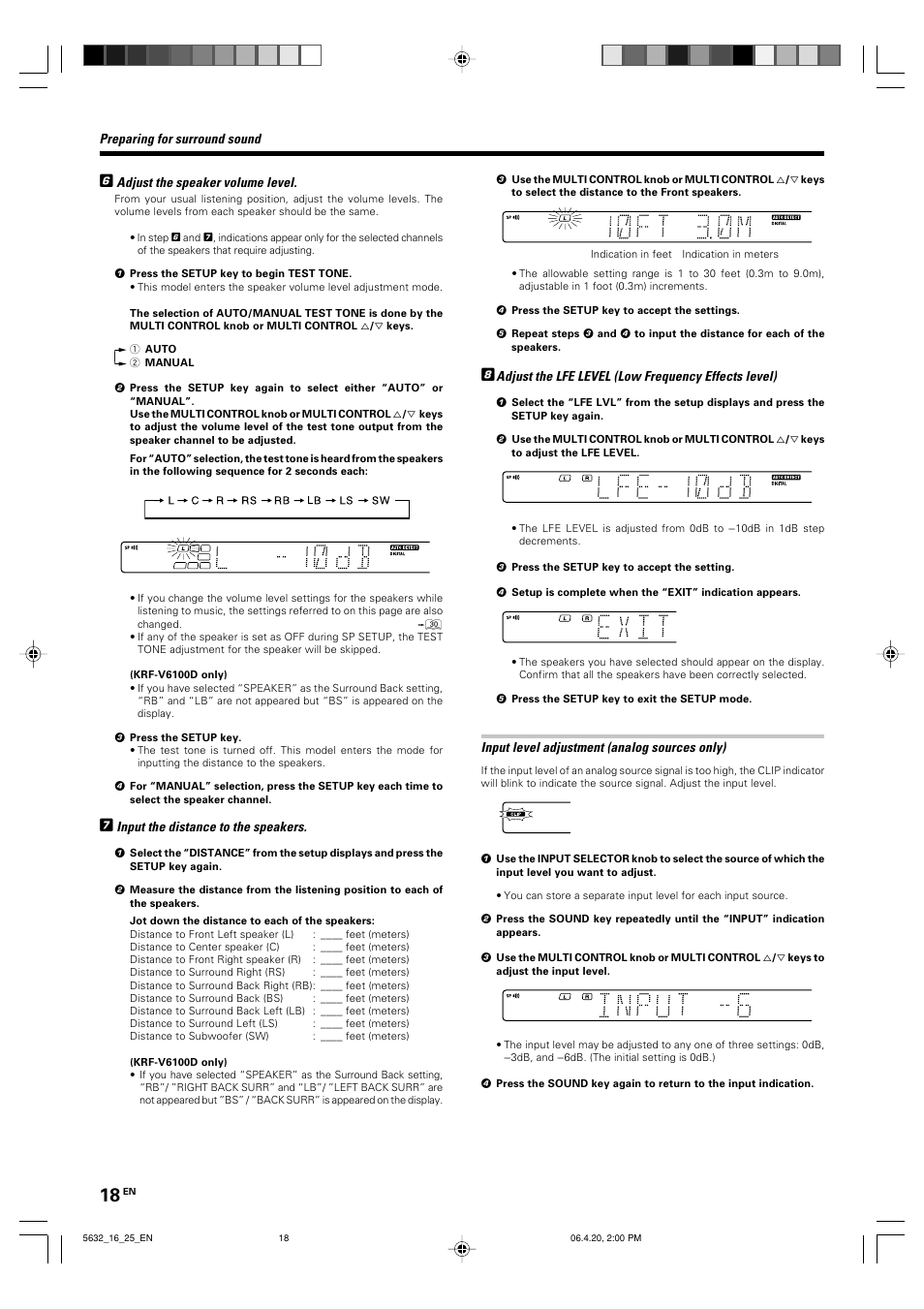 Kenwood B60-5632-00 00 MA (E User Manual | Page 18 / 36