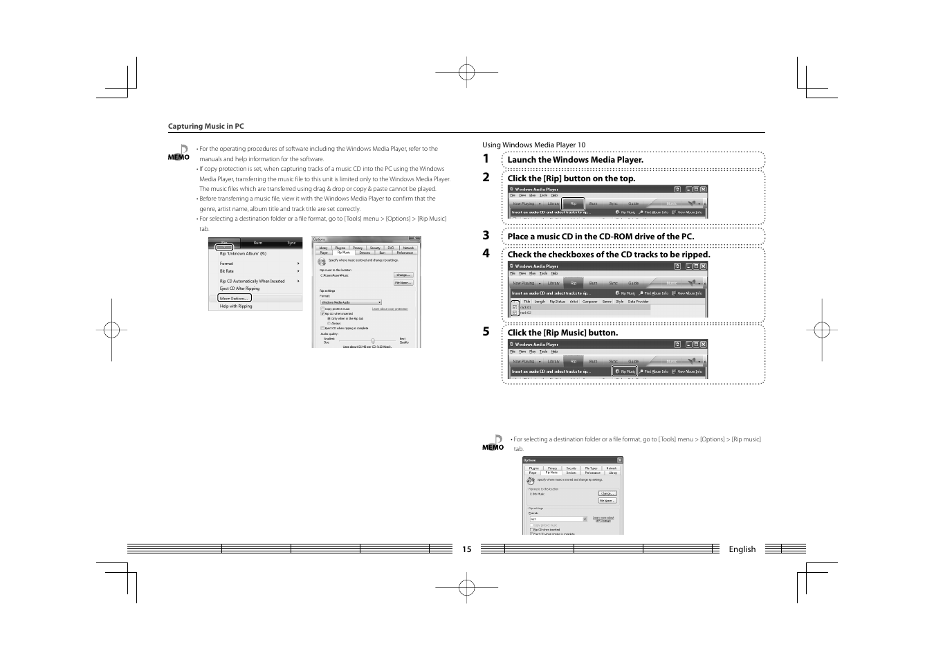 Kenwood HC MGR-A7 User Manual | Page 15 / 53