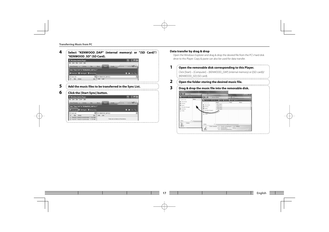 Kenwood HC MGR-A7 User Manual | Page 17 / 53