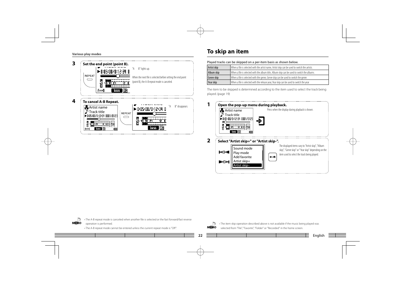 Track title | Kenwood HC MGR-A7 User Manual | Page 22 / 53