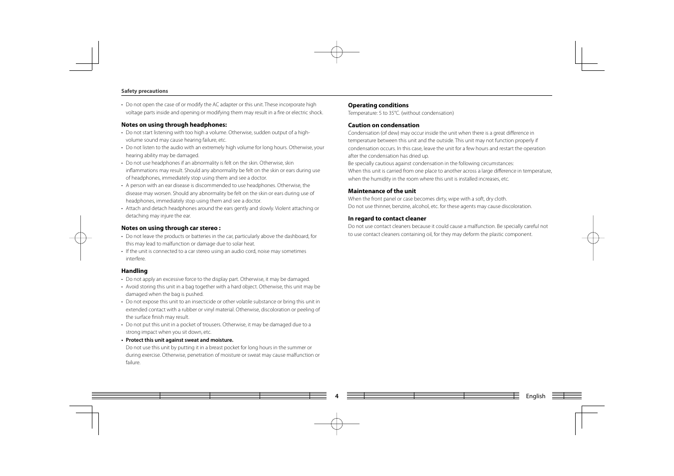 Kenwood HC MGR-A7 User Manual | Page 4 / 53