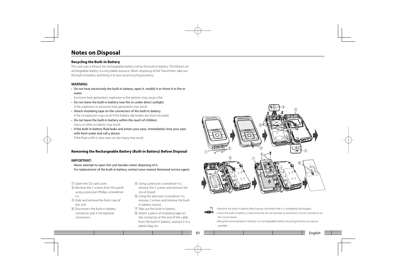 Kenwood HC MGR-A7 User Manual | Page 51 / 53