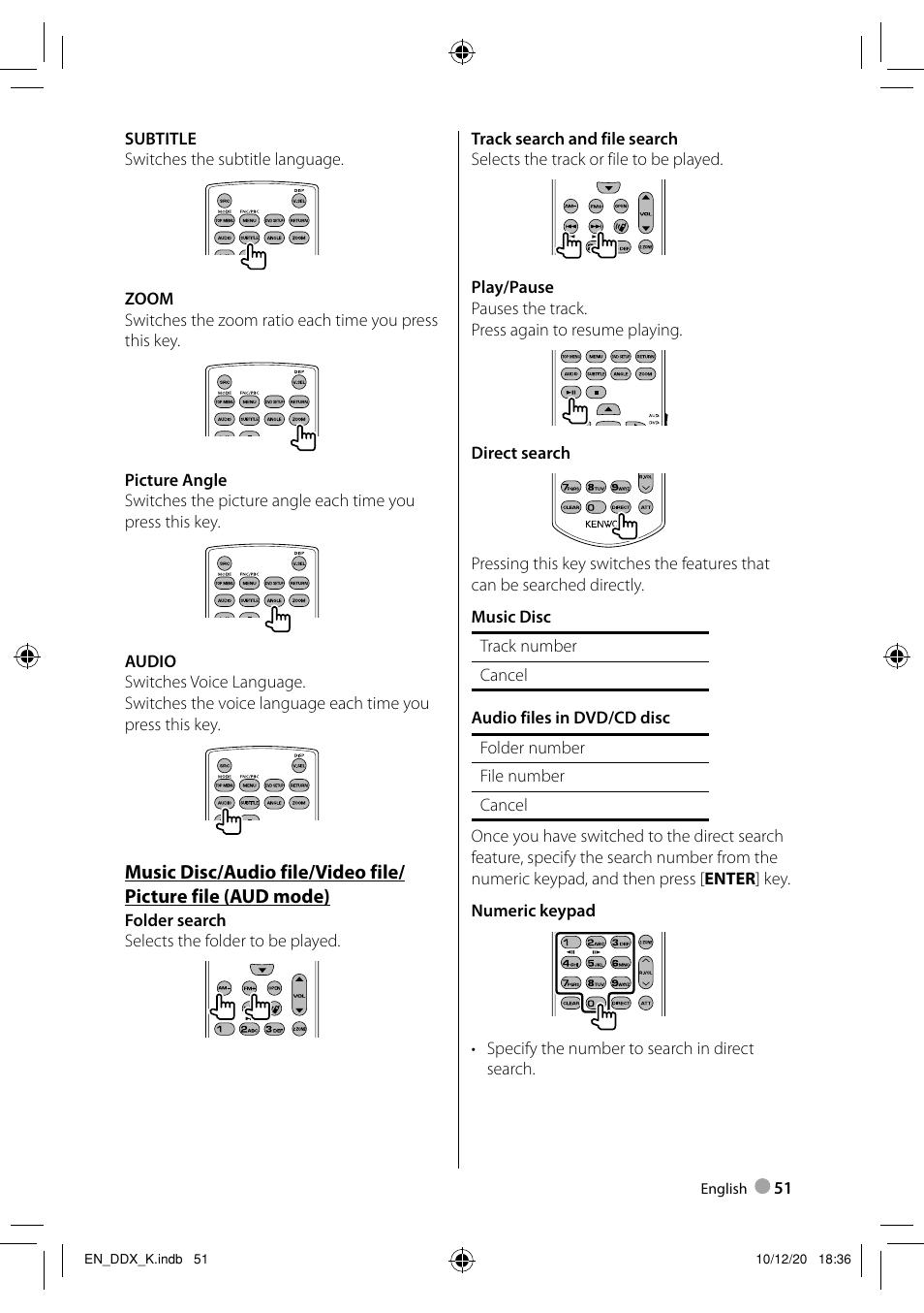 Kenwood DDX3048 User Manual | Page 51 / 64