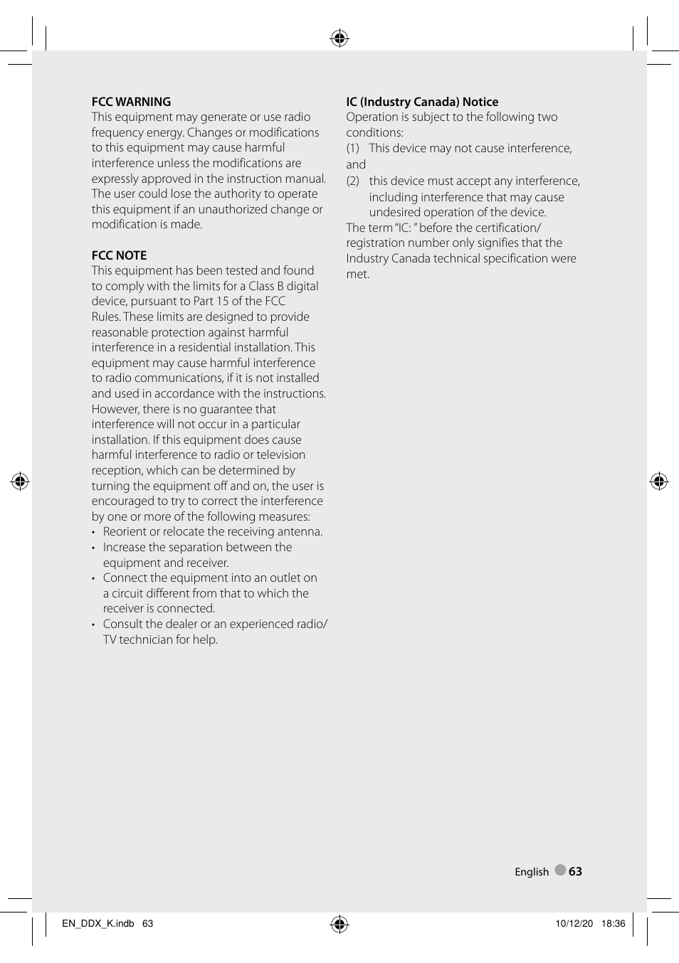 Kenwood DDX3048 User Manual | Page 63 / 64