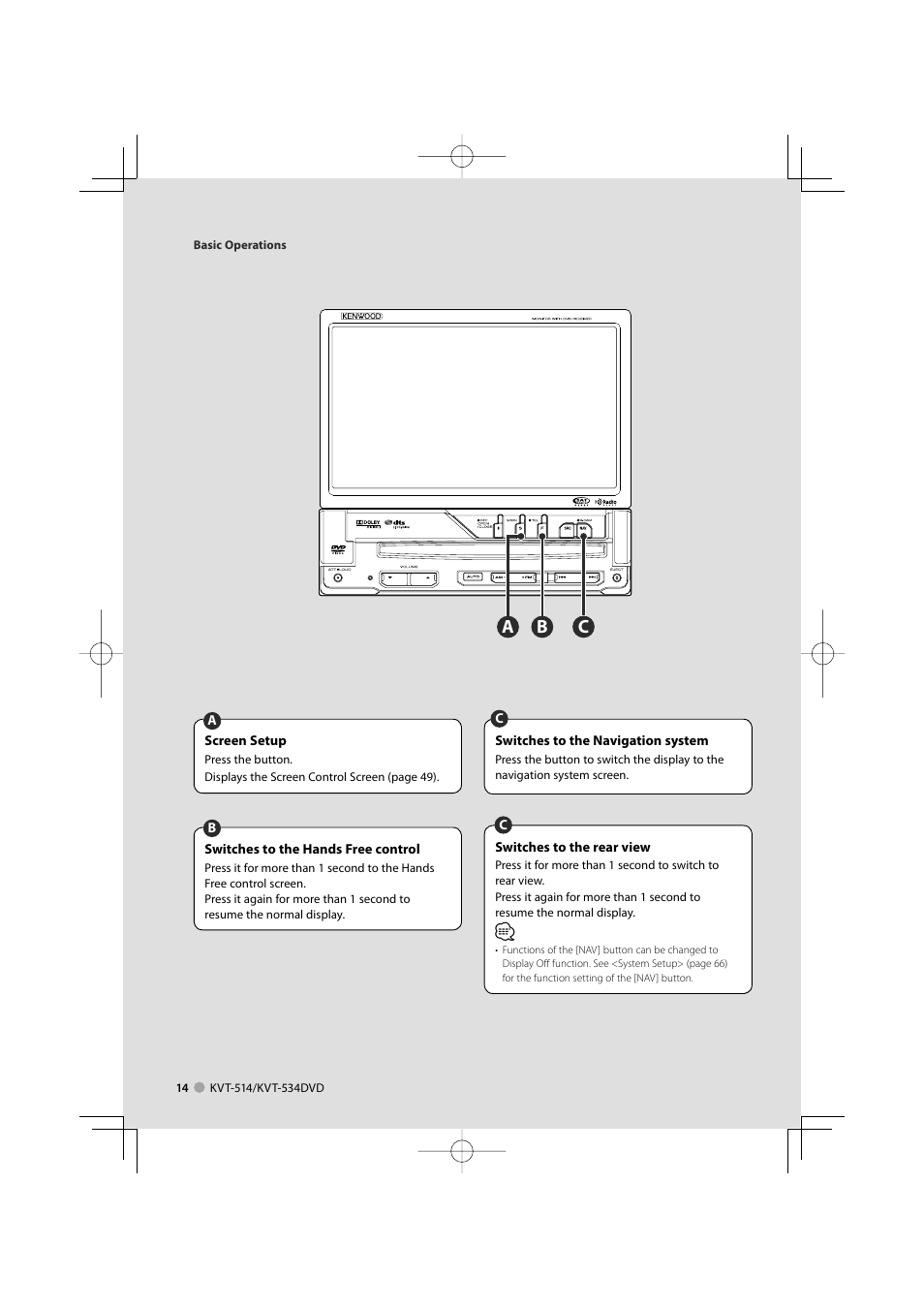 Bc a | Kenwood KVT-534DVD User Manual | Page 14 / 104