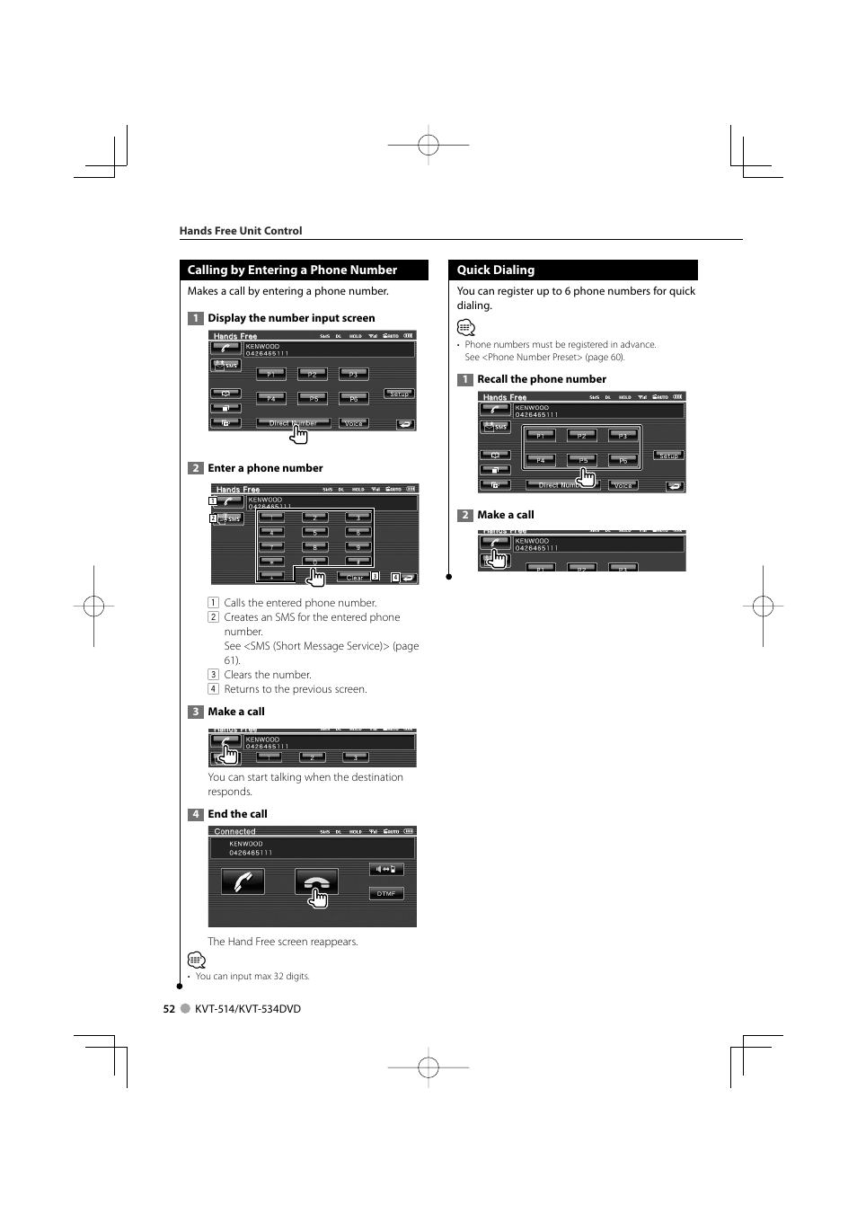 Kenwood KVT-534DVD User Manual | Page 52 / 104