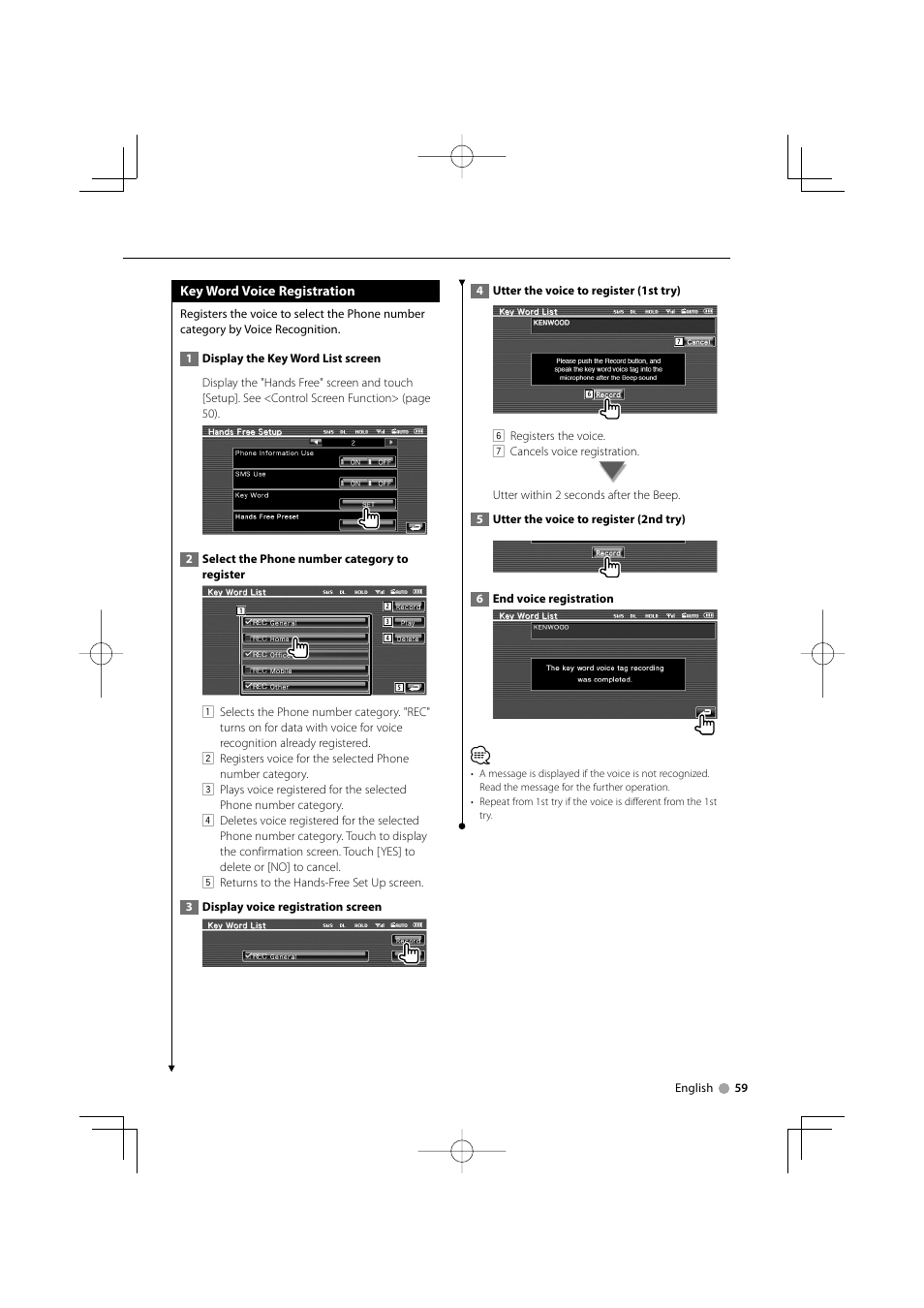 Kenwood KVT-534DVD User Manual | Page 59 / 104