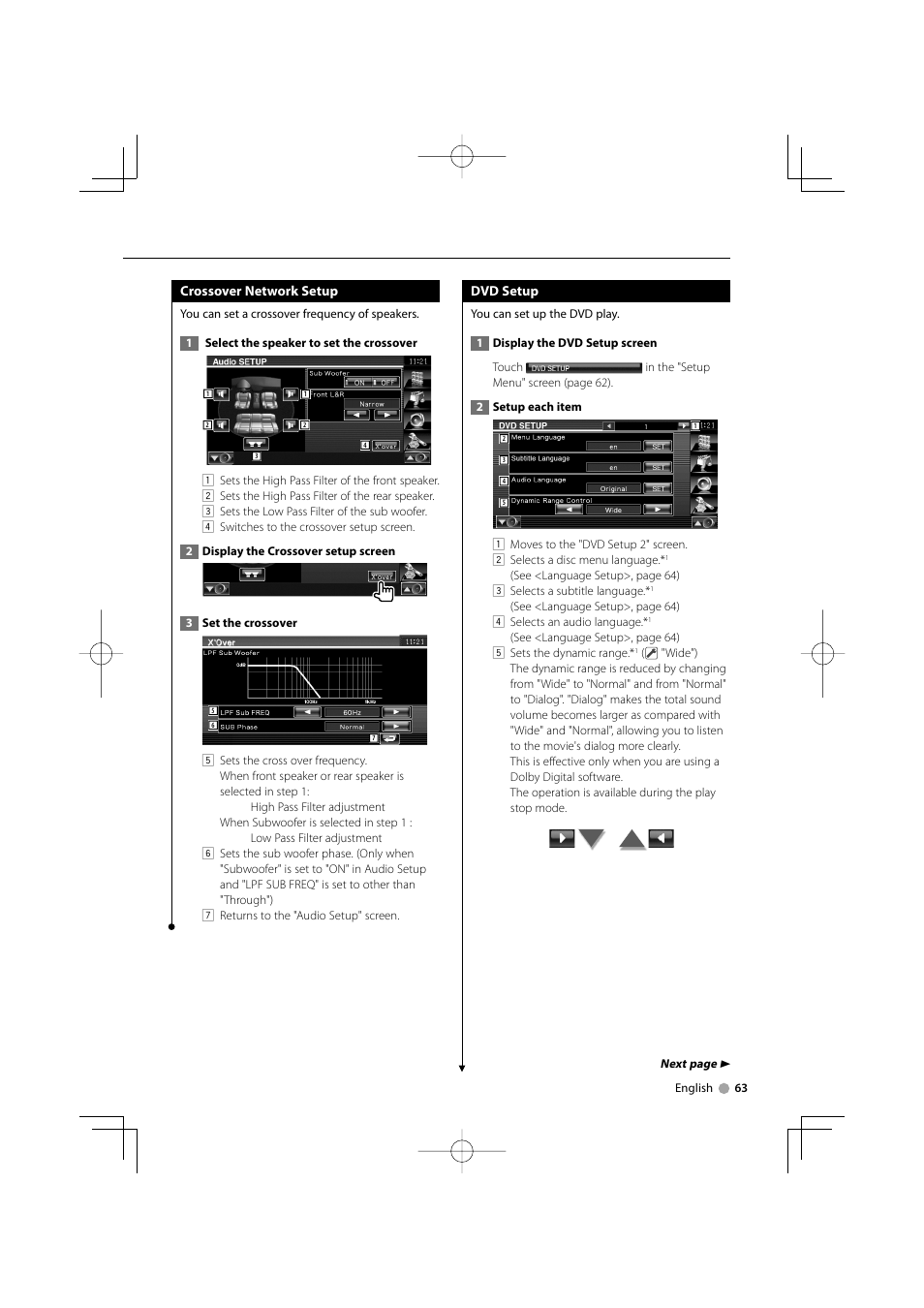 Kenwood KVT-534DVD User Manual | Page 63 / 104