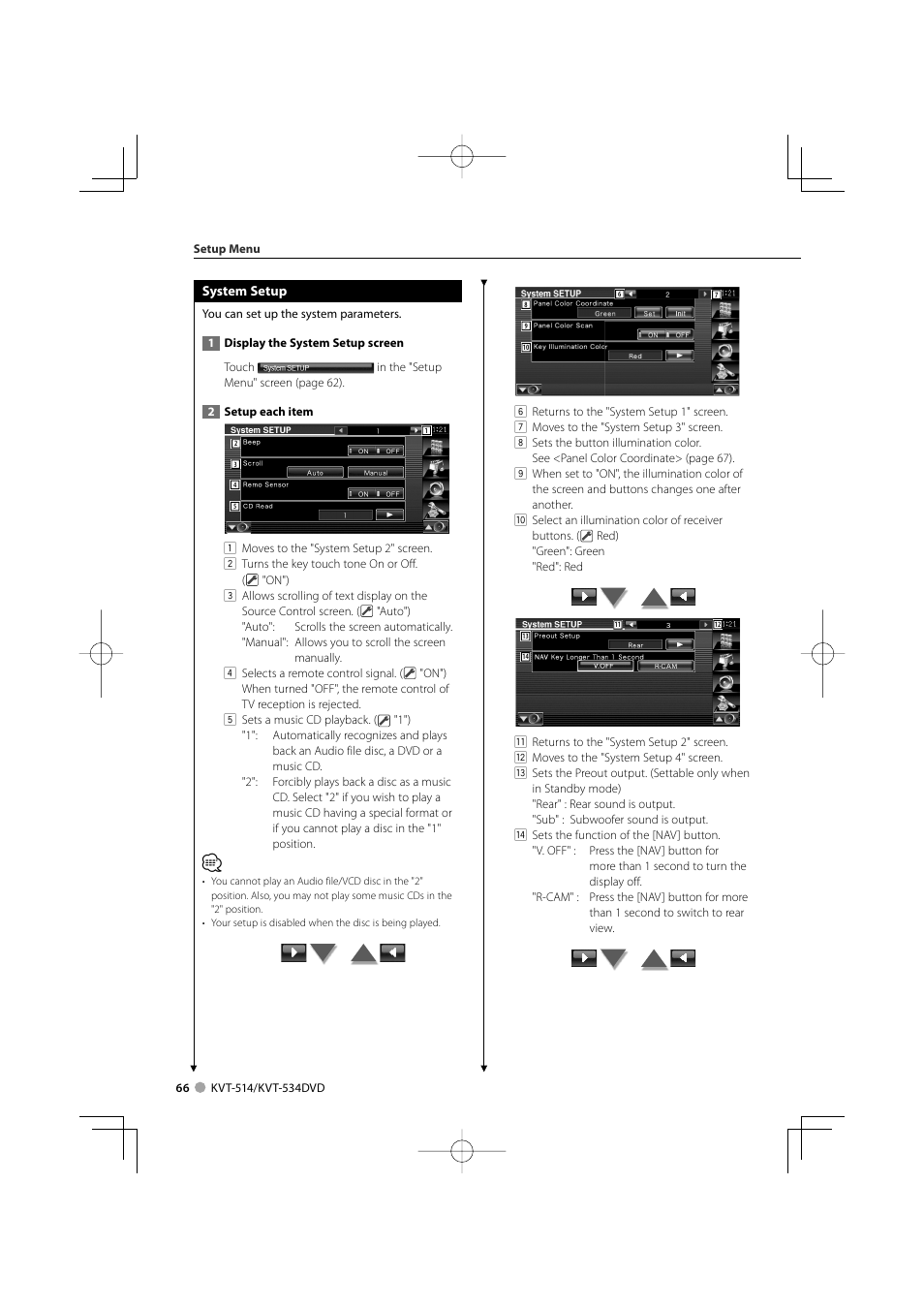 Kenwood KVT-534DVD User Manual | Page 66 / 104