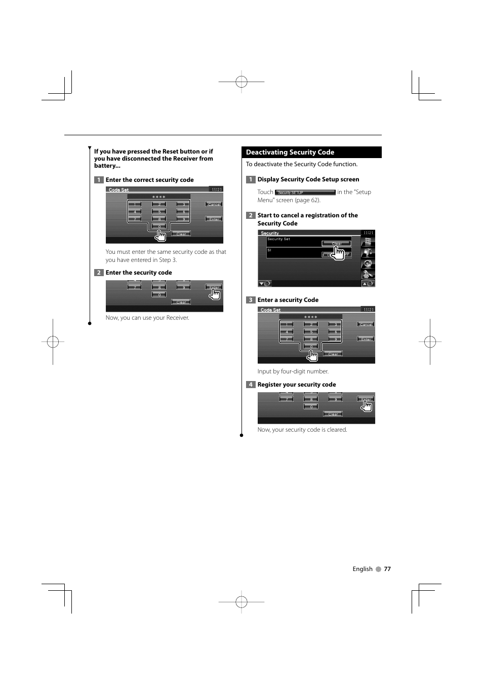 Kenwood KVT-534DVD User Manual | Page 77 / 104