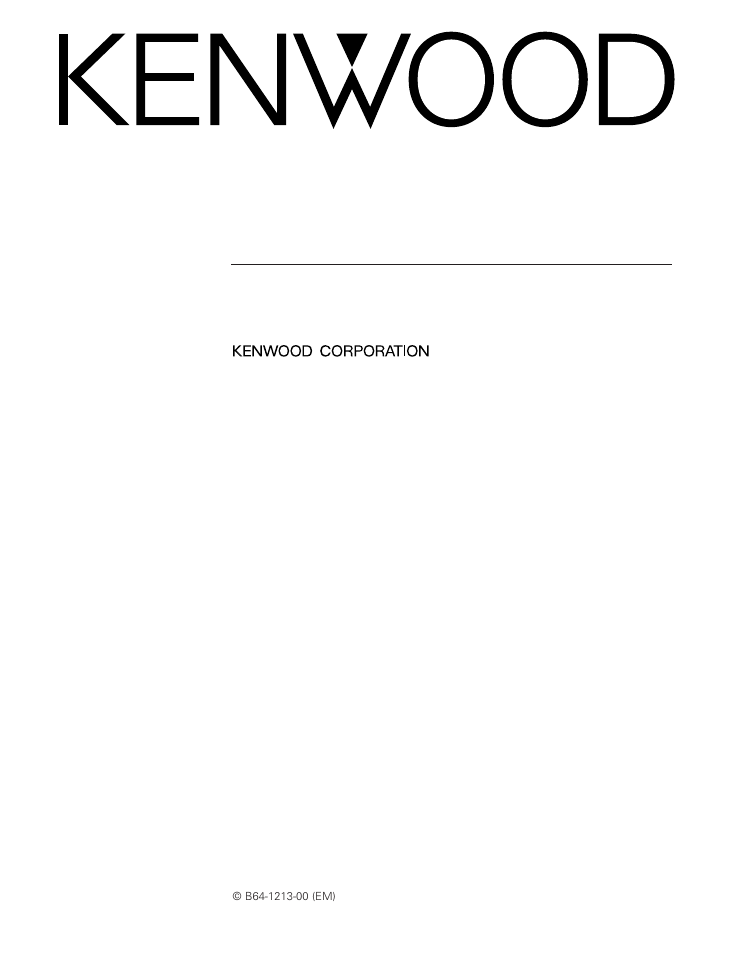 Kenwood 526 User Manual | 9 pages