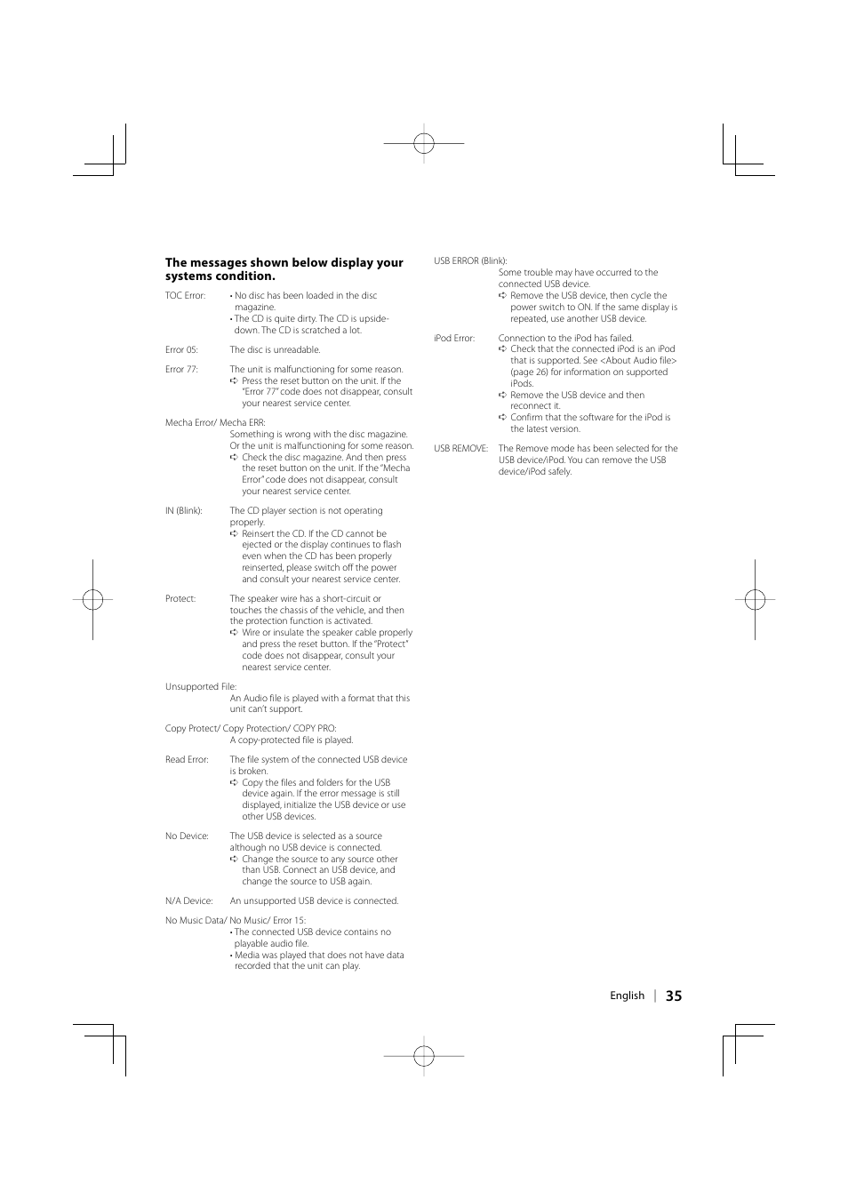 Kenwood DPX313 User Manual | Page 35 / 36