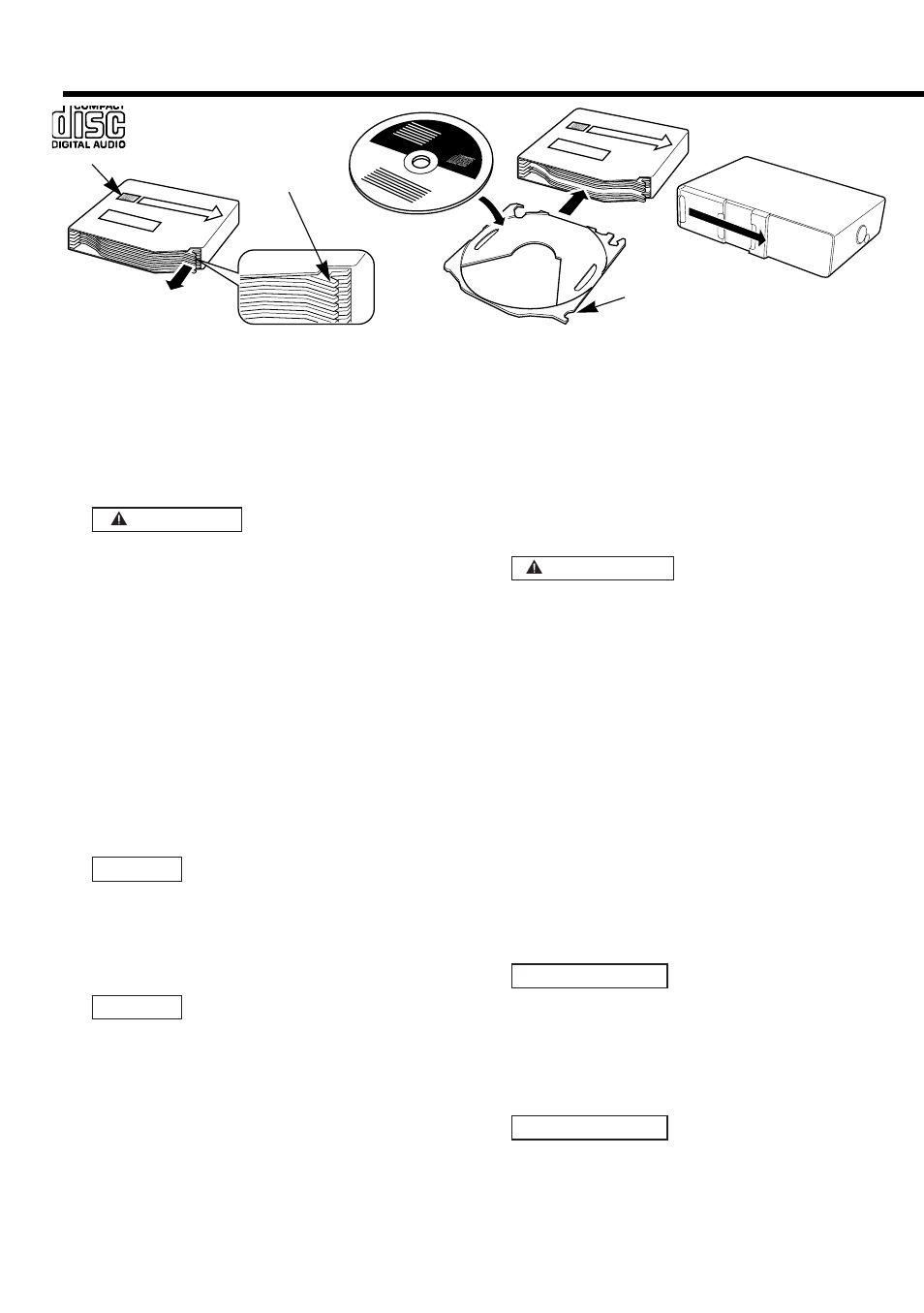 Loading compact discs, Chargement des disques, Introduccion de discos compactos | Kenwood KDC-C461 User Manual | Page 12 / 16