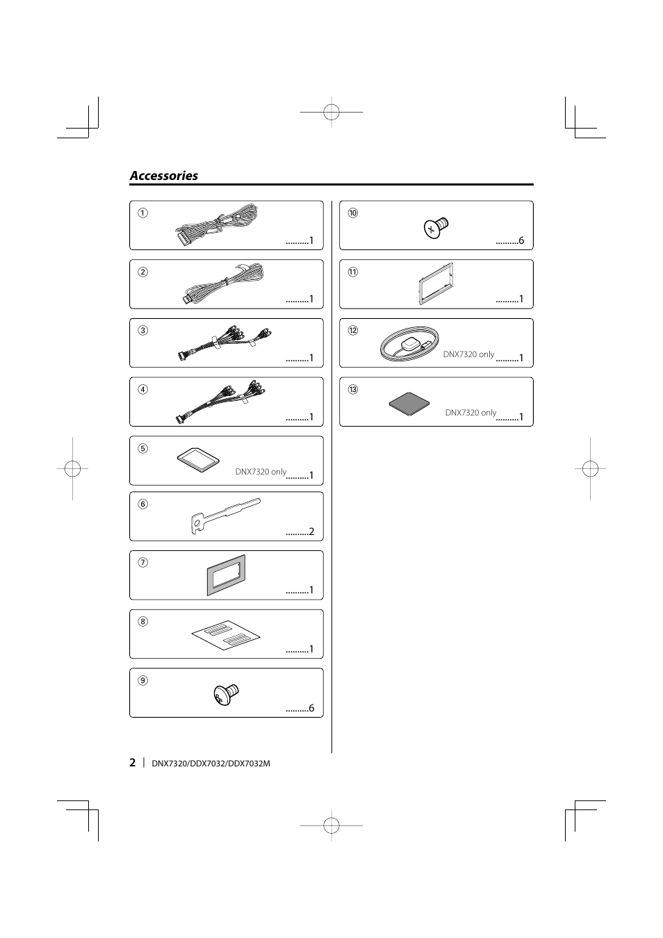 Kenwood DDX7032 User Manual | Page 2 / 36