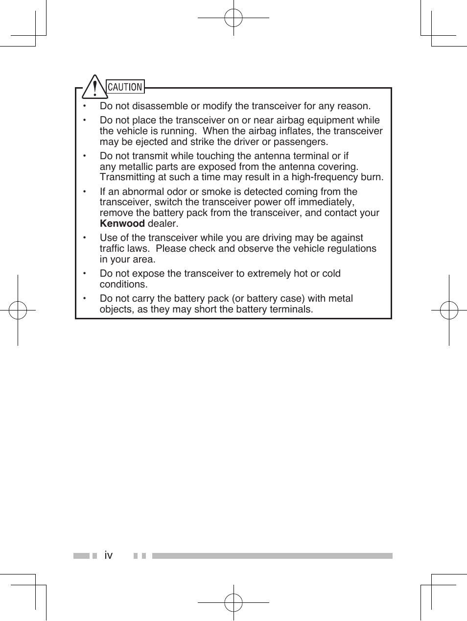 Kenwood TK-5320 User Manual | Page 7 / 44