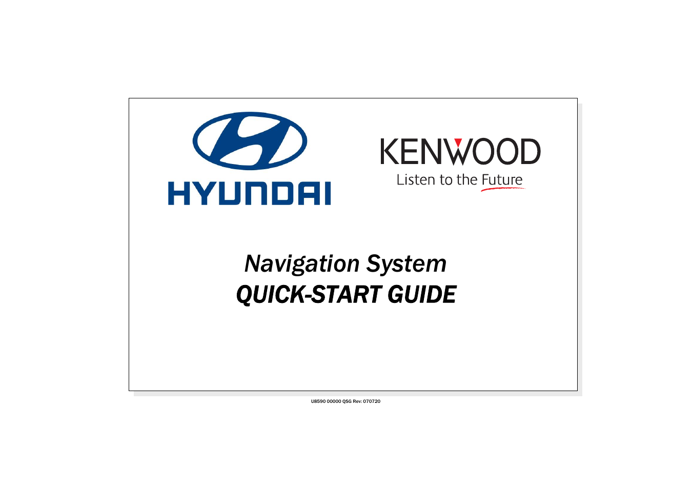 Kenwood U8590 00000 User Manual | 6 pages