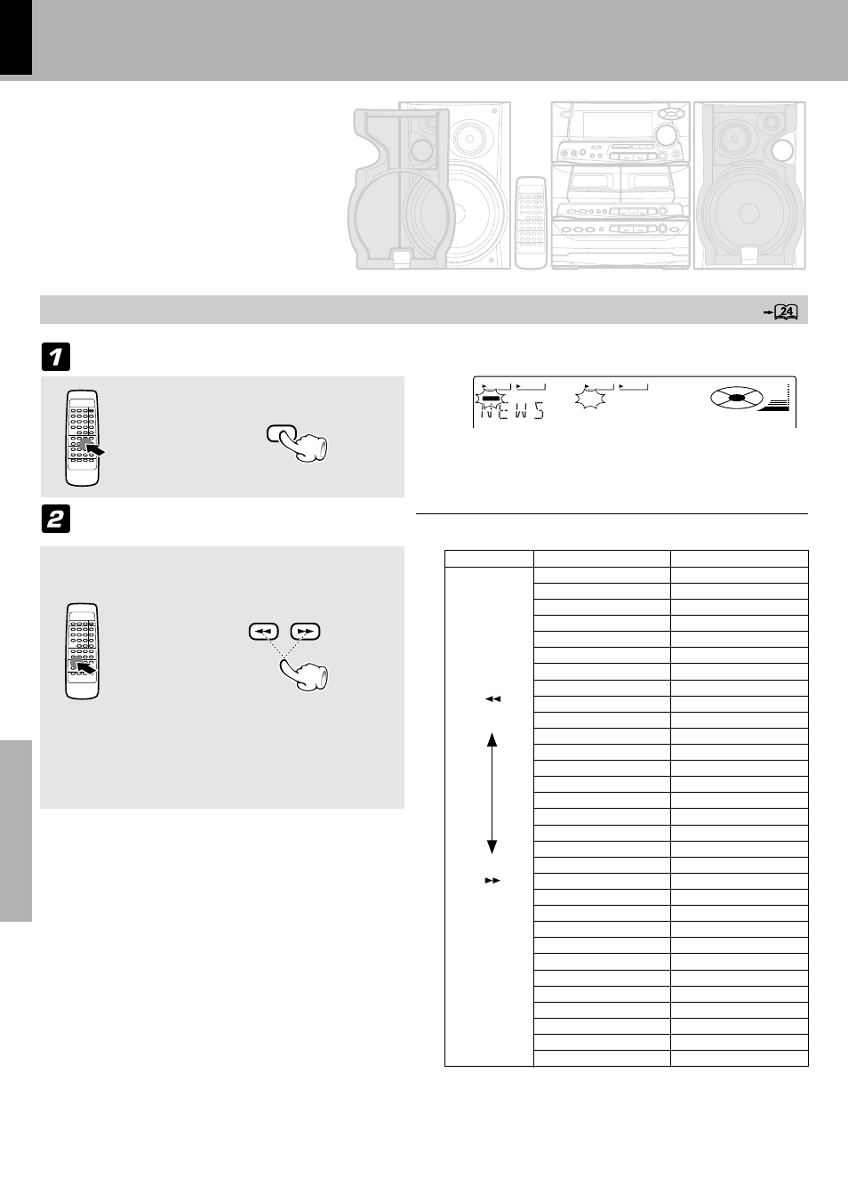 Searching for a desired program type, N e w s, Pty search) | Select the pty search mode, Select the desired program type | Kenwood XD-500 User Manual | Page 36 / 60