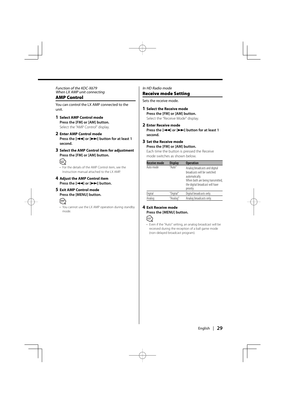 Kenwood KDC-MP6025 User Manual | Page 29 / 40