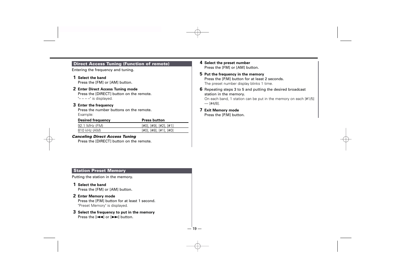 Kenwood KDC-MP919 User Manual | Page 19 / 47