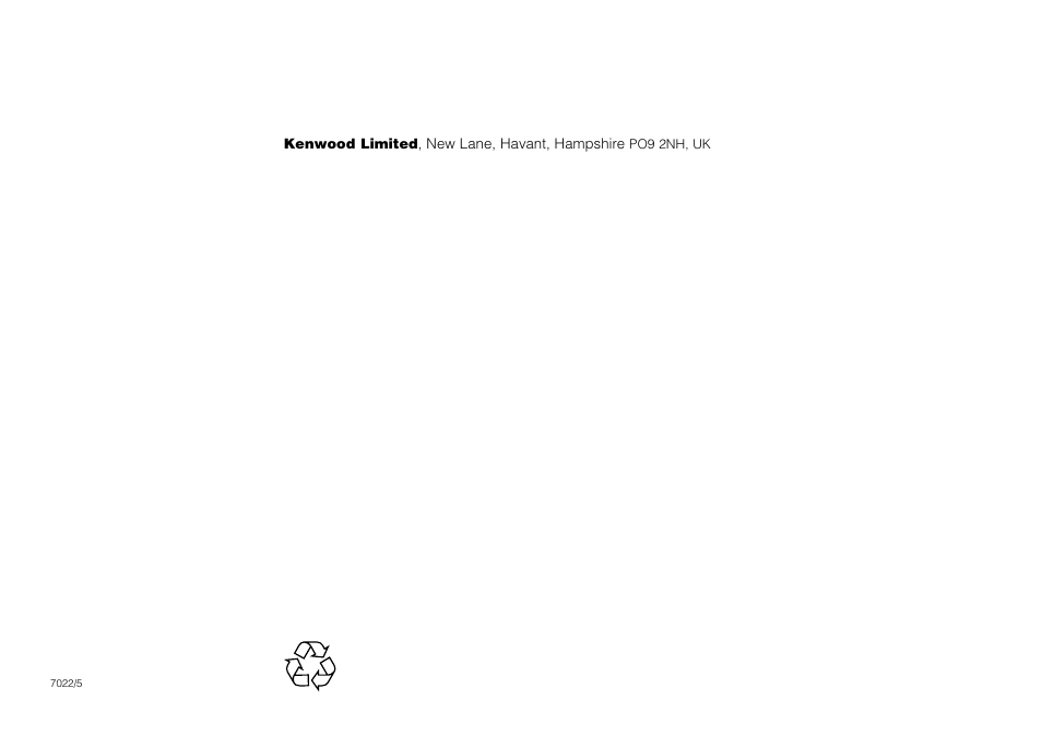 Kenwood AROMATIKA CM720 User Manual | Page 28 / 28