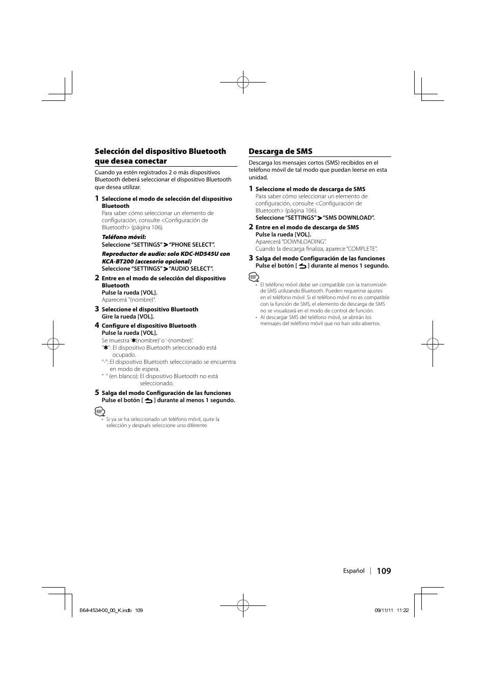 Kenwood KDC-HD545U User Manual | Page 109 / 128