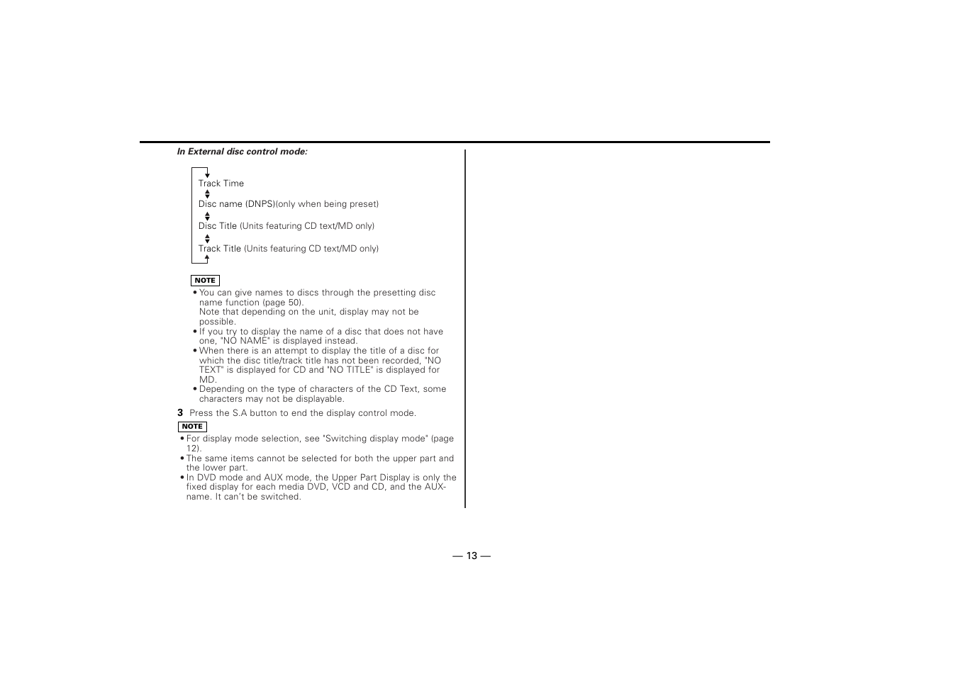 Kenwood KDV-Z940 User Manual | Page 13 / 76