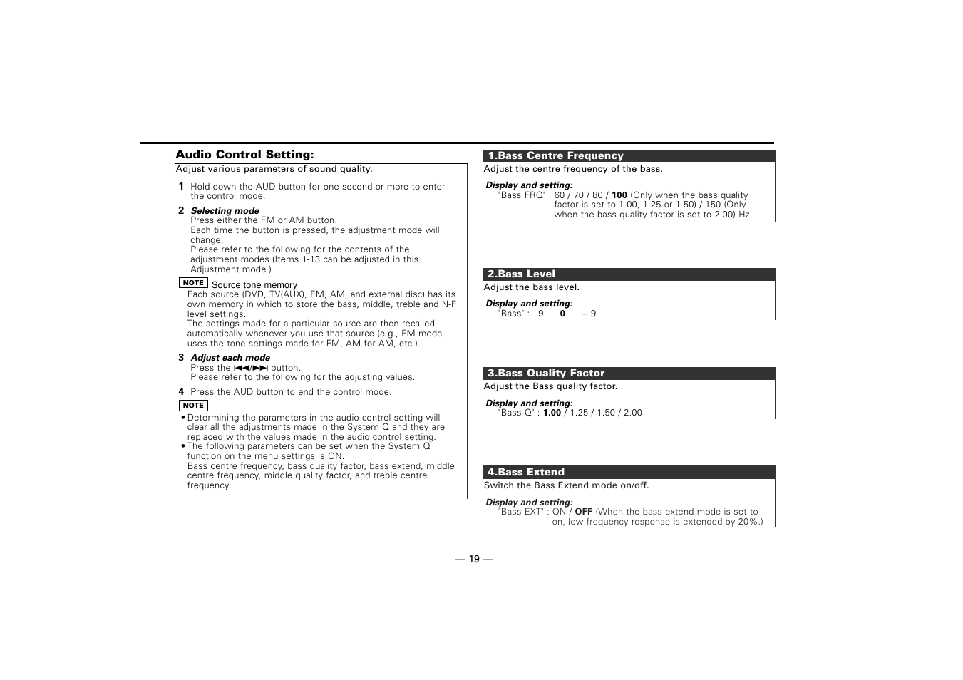 Kenwood KDV-Z940 User Manual | Page 19 / 76