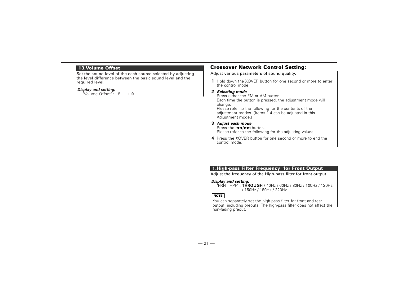 Kenwood KDV-Z940 User Manual | Page 21 / 76