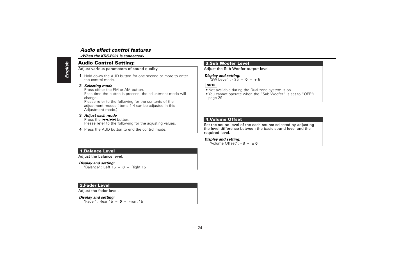 Kenwood KDV-Z940 User Manual | Page 24 / 76