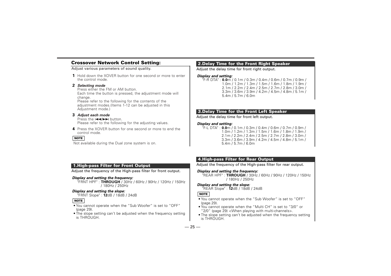 Kenwood KDV-Z940 User Manual | Page 25 / 76