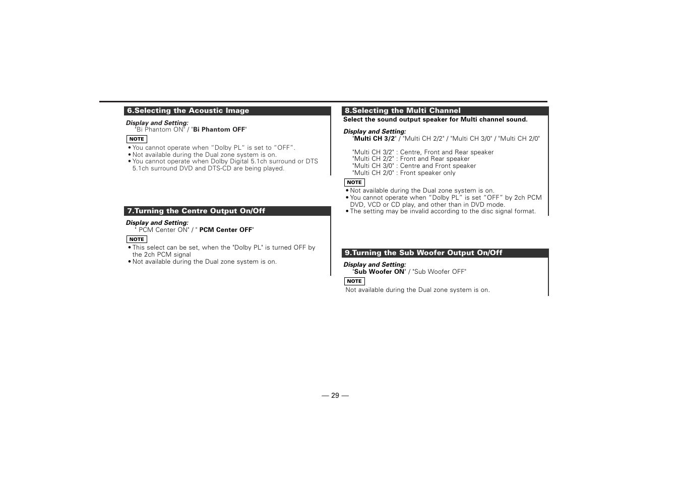 Kenwood KDV-Z940 User Manual | Page 29 / 76