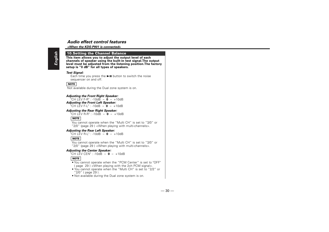 Kenwood KDV-Z940 User Manual | Page 30 / 76