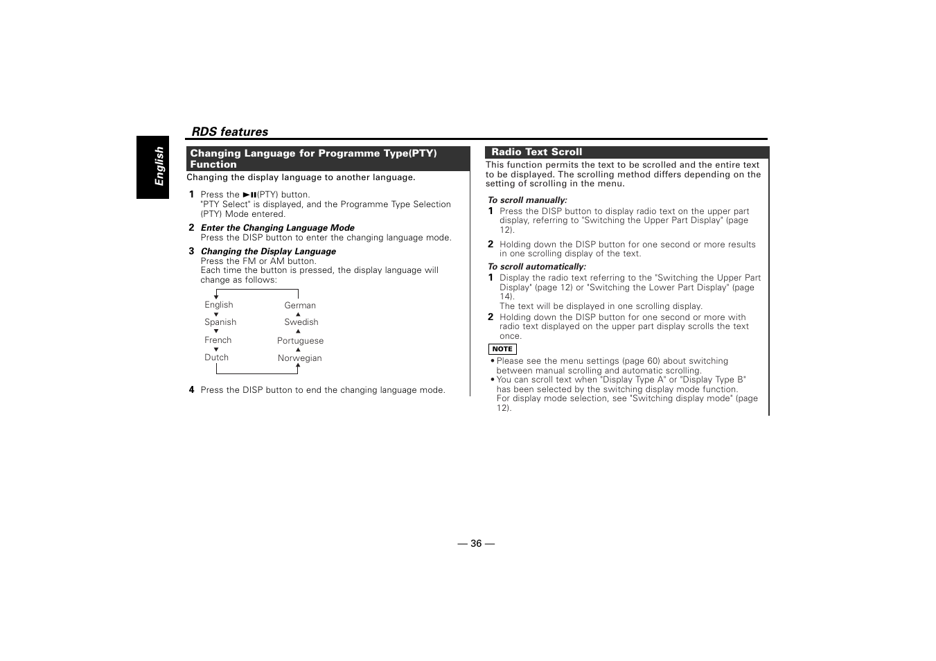 Kenwood KDV-Z940 User Manual | Page 36 / 76