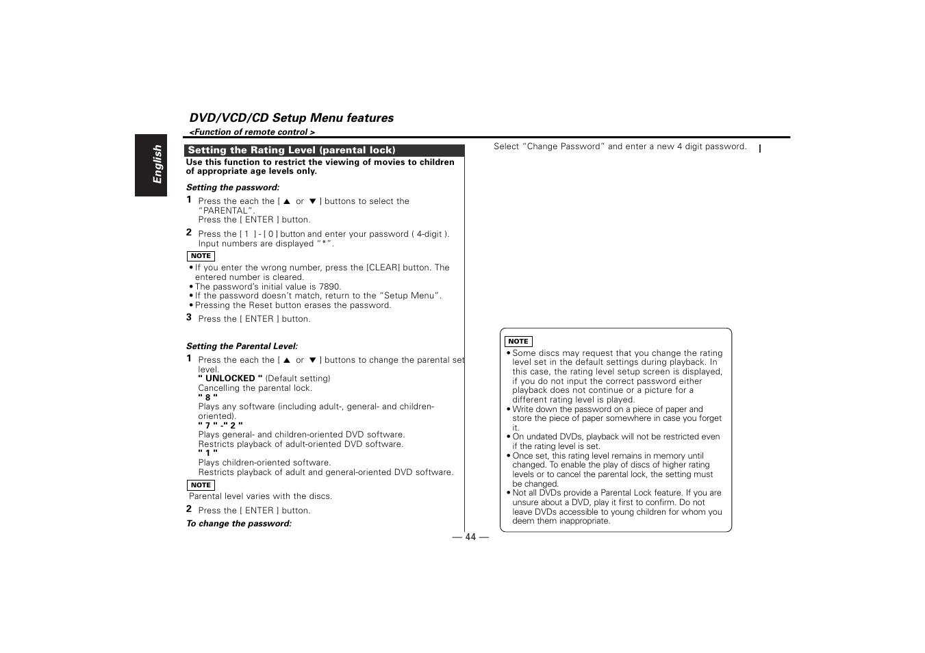 Kenwood KDV-Z940 User Manual | Page 44 / 76