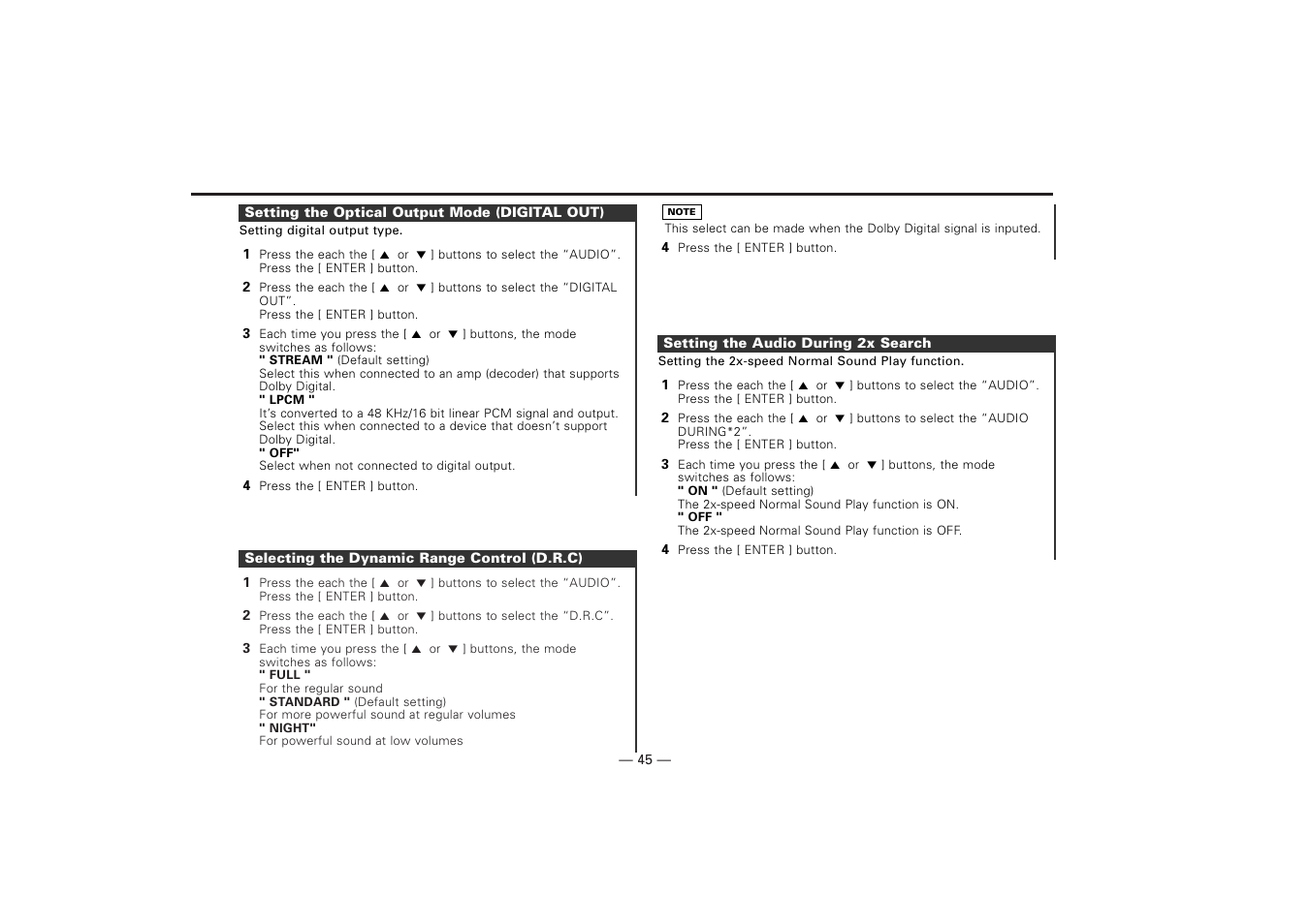 Kenwood KDV-Z940 User Manual | Page 45 / 76