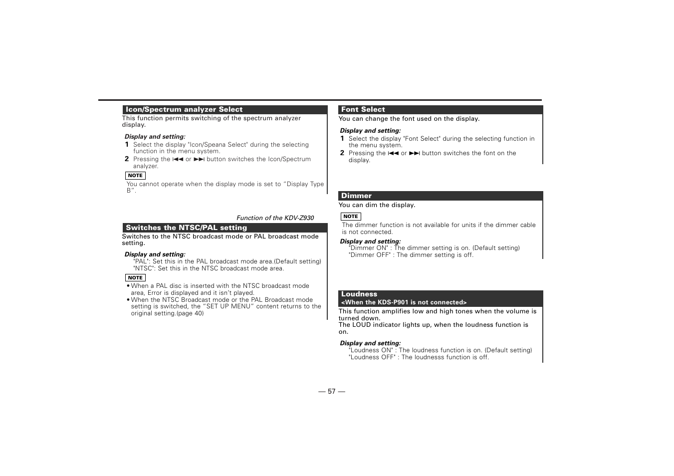 Kenwood KDV-Z940 User Manual | Page 57 / 76