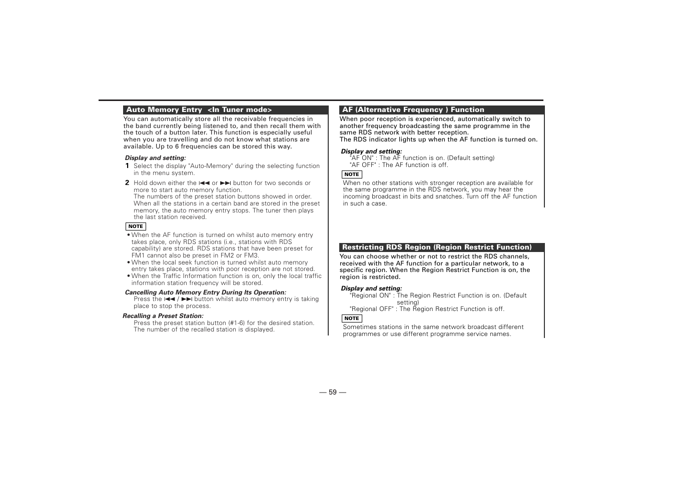 Kenwood KDV-Z940 User Manual | Page 59 / 76