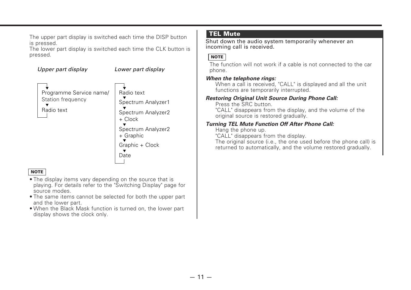 Kenwood KDC-PS9080R User Manual | Page 11 / 52