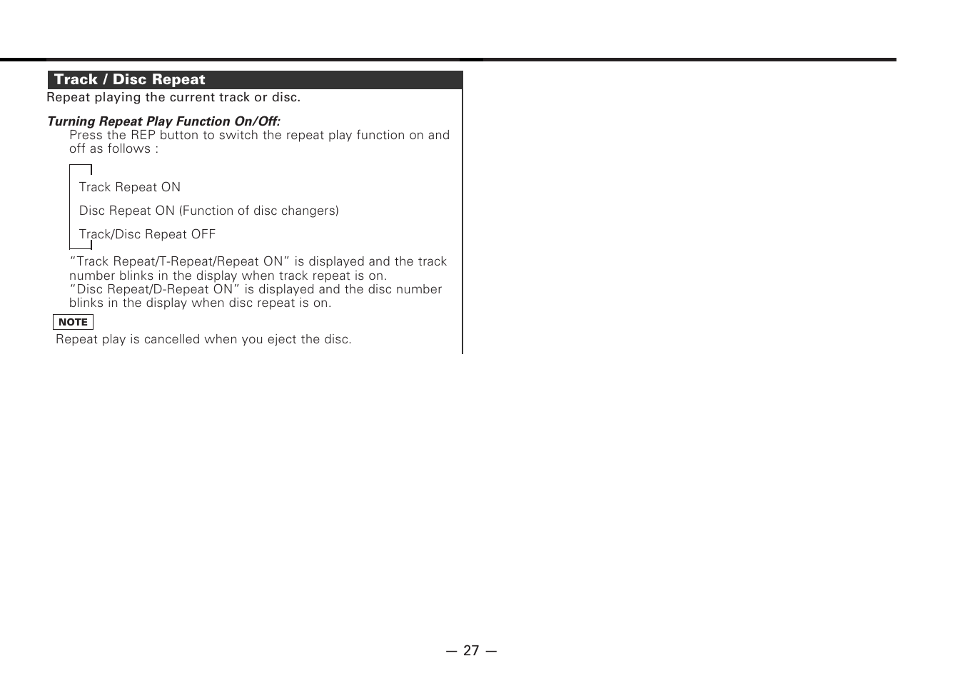 Kenwood KDC-PS9080R User Manual | Page 27 / 52