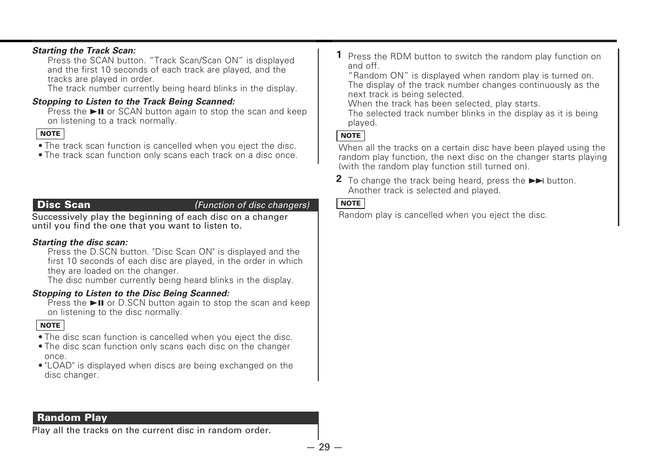 Kenwood KDC-PS9080R User Manual | Page 29 / 52