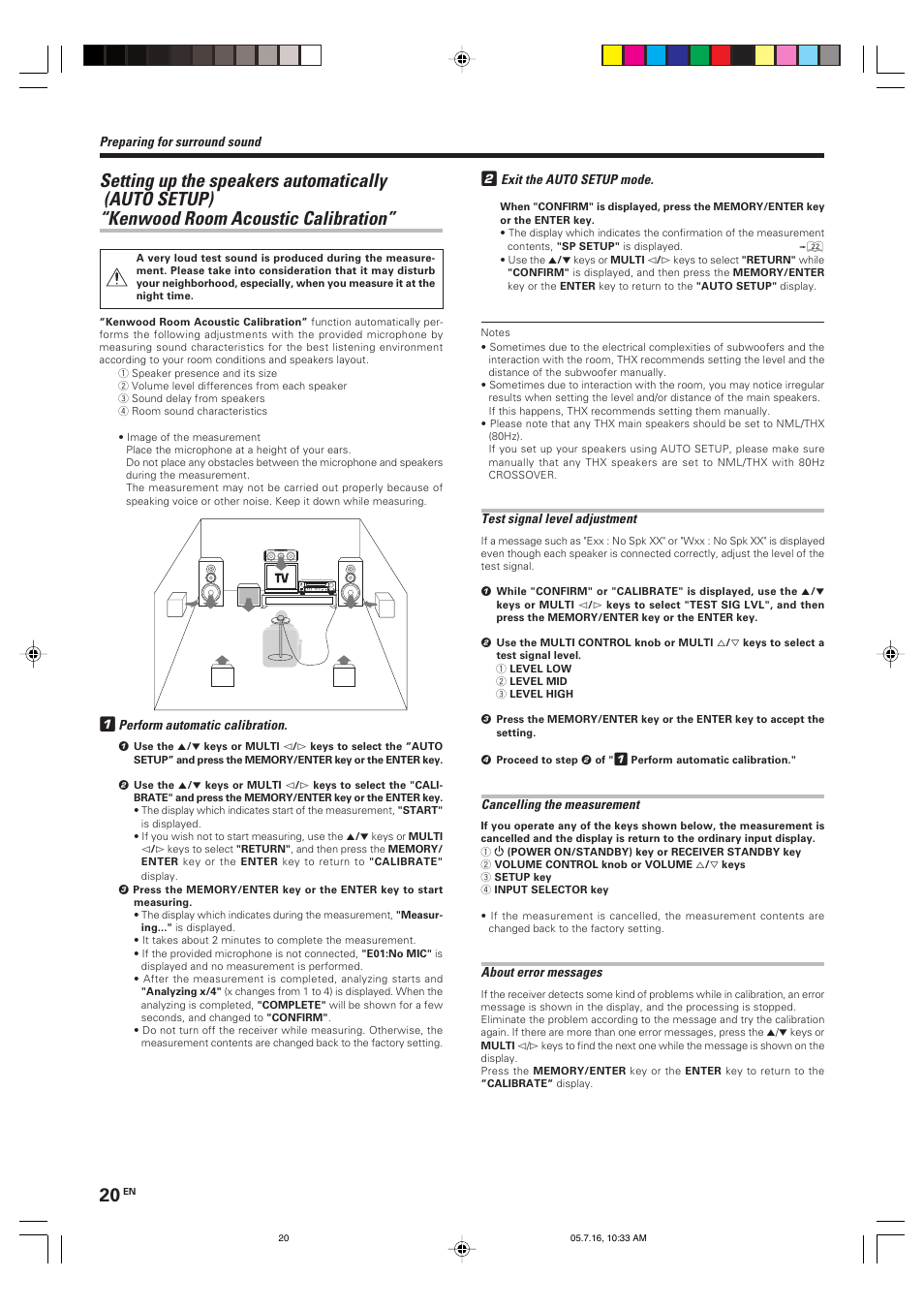 Kenwood KRF-X9090D User Manual | Page 20 / 64