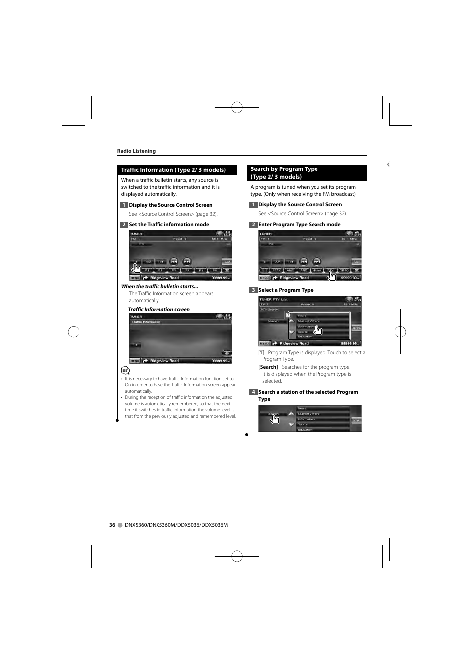 Kenwood DNX5360M User Manual | Page 36 / 96