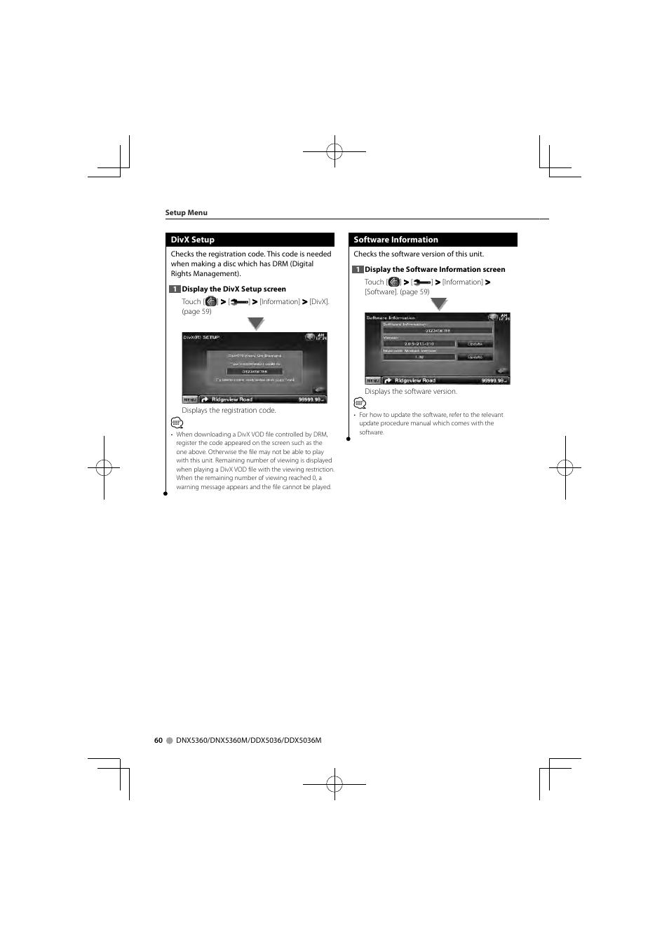 Kenwood DNX5360M User Manual | Page 60 / 96