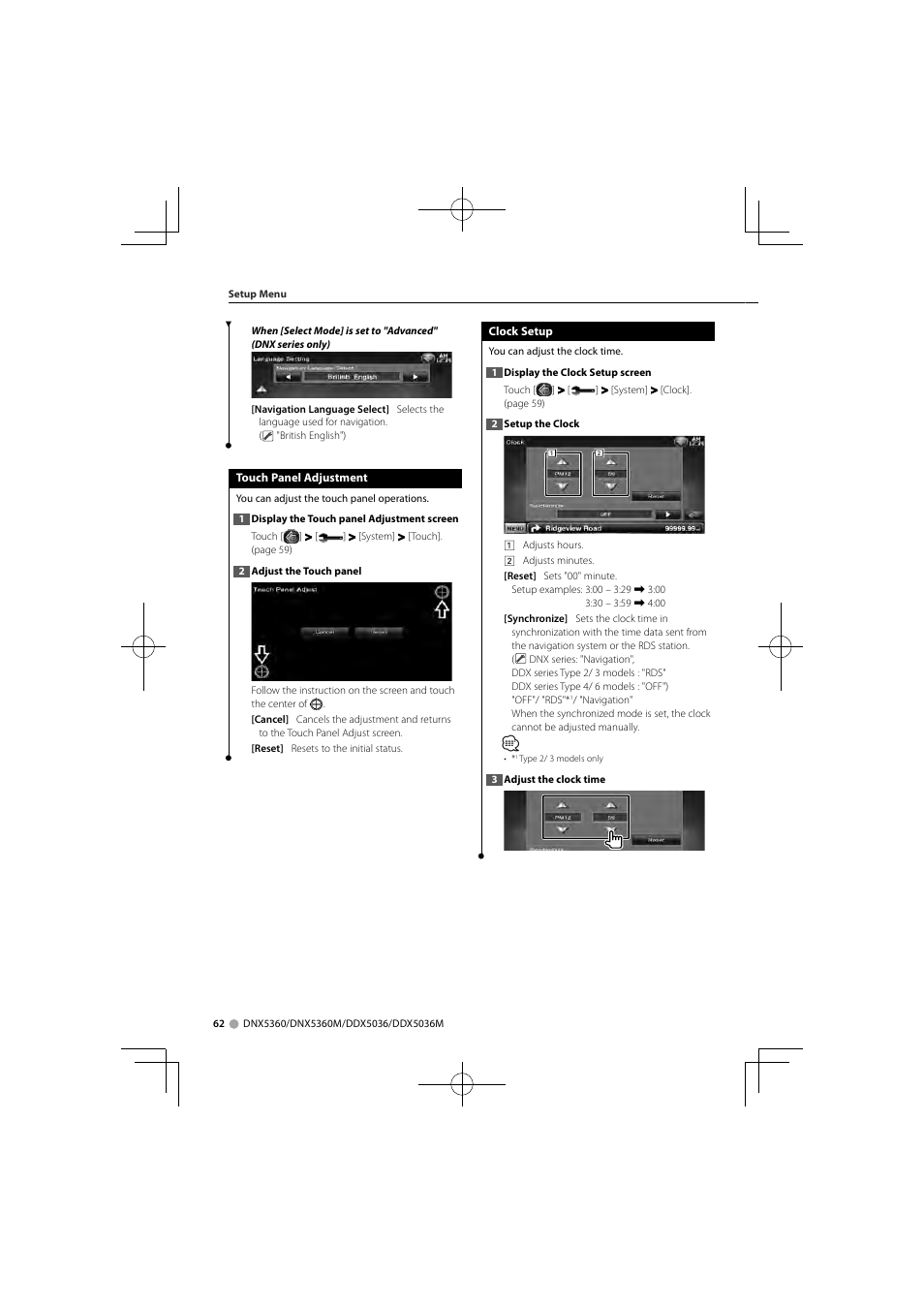 Kenwood DNX5360M User Manual | Page 62 / 96