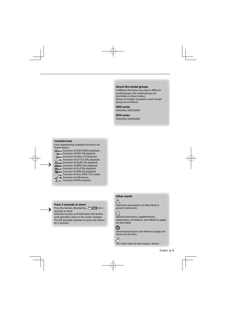 Kenwood DNX5360M User Manual | Page 9 / 96