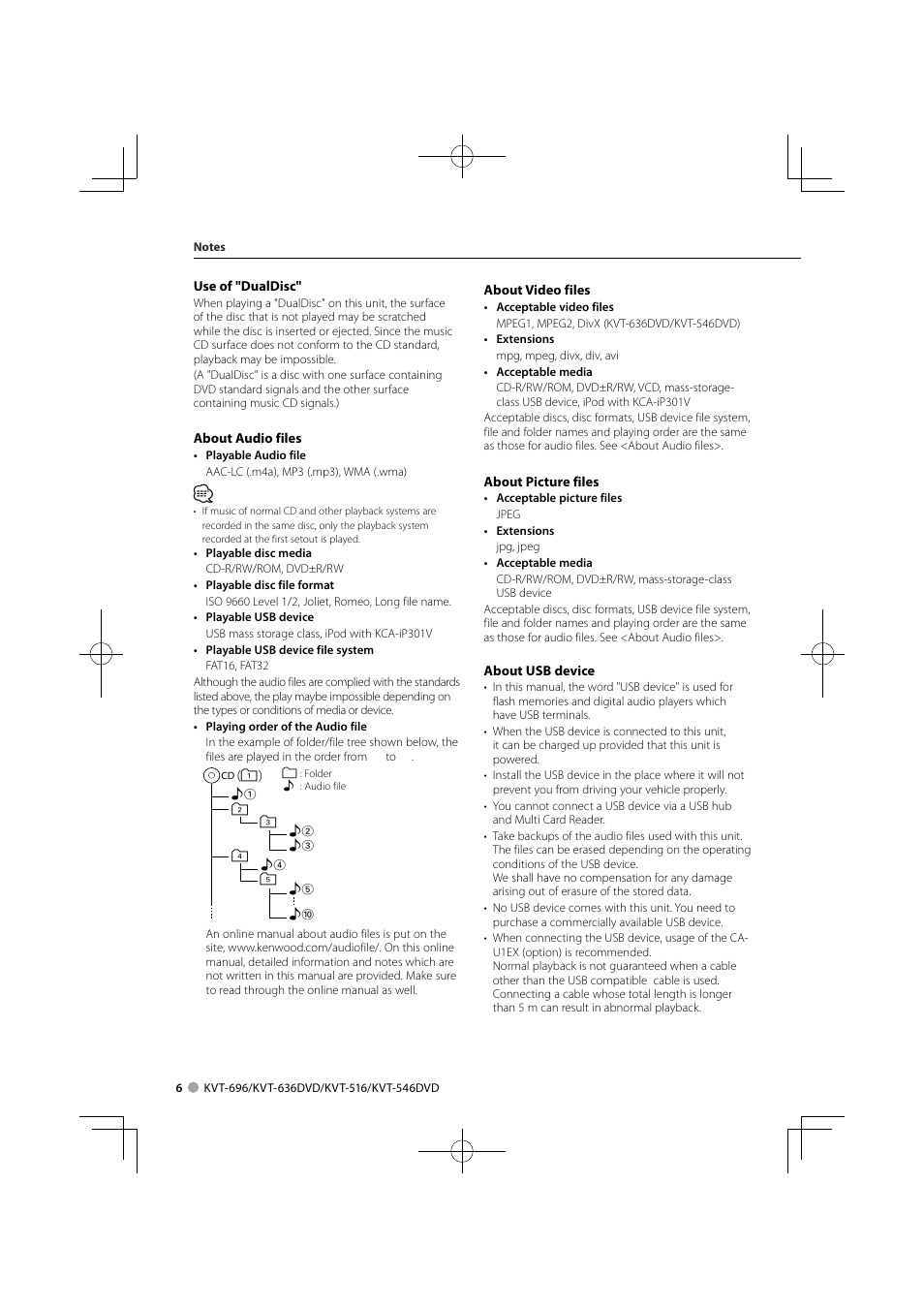 Kenwood KVT-696 User Manual | Page 6 / 100