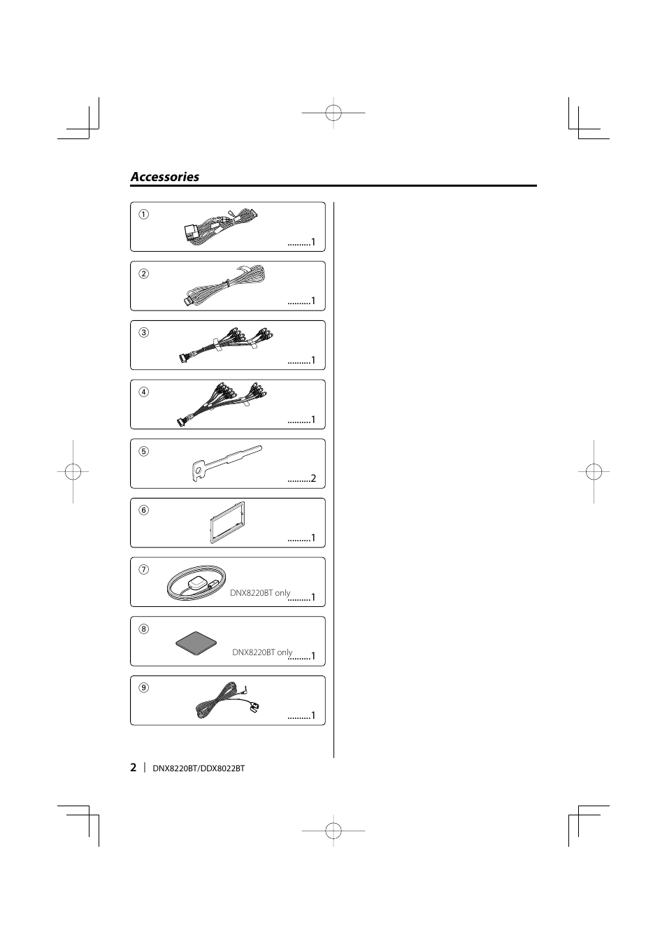 Kenwood DDX8022BT User Manual | Page 2 / 12